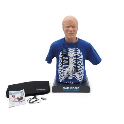 SAM Basic® - Affordable Adult Auscultation Manikin with Laptop