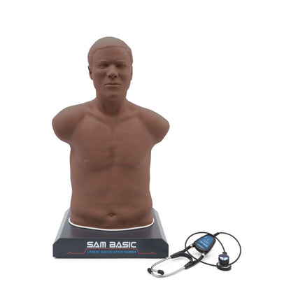 SAM Basic® - Affordable Adult Auscultation Manikin with Laptop