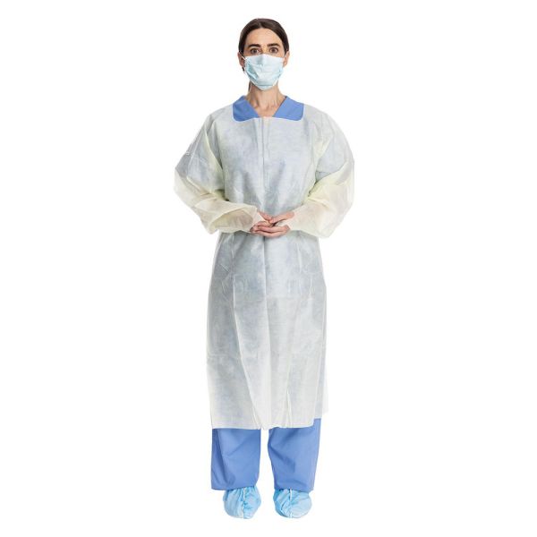 HALYARD* Medium Weight Tri-Layer Over-the-Head Isolation Gown