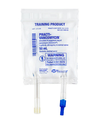 Practi-Vancomycin™ 50 mL I.V. Solution Bag (for training)