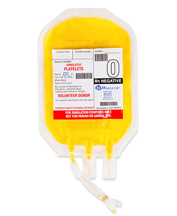 Practi-Platelets™ 100 mL in a 450 mL Bag (O-negative) For Training