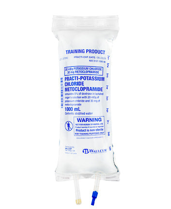 Practi-Potassium Chloride Metoclopramide™ 1000 mL I.V. Solution Bag (for training)