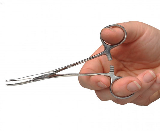 Kelly Hemostatic Forceps, Curved, 5 1/2"