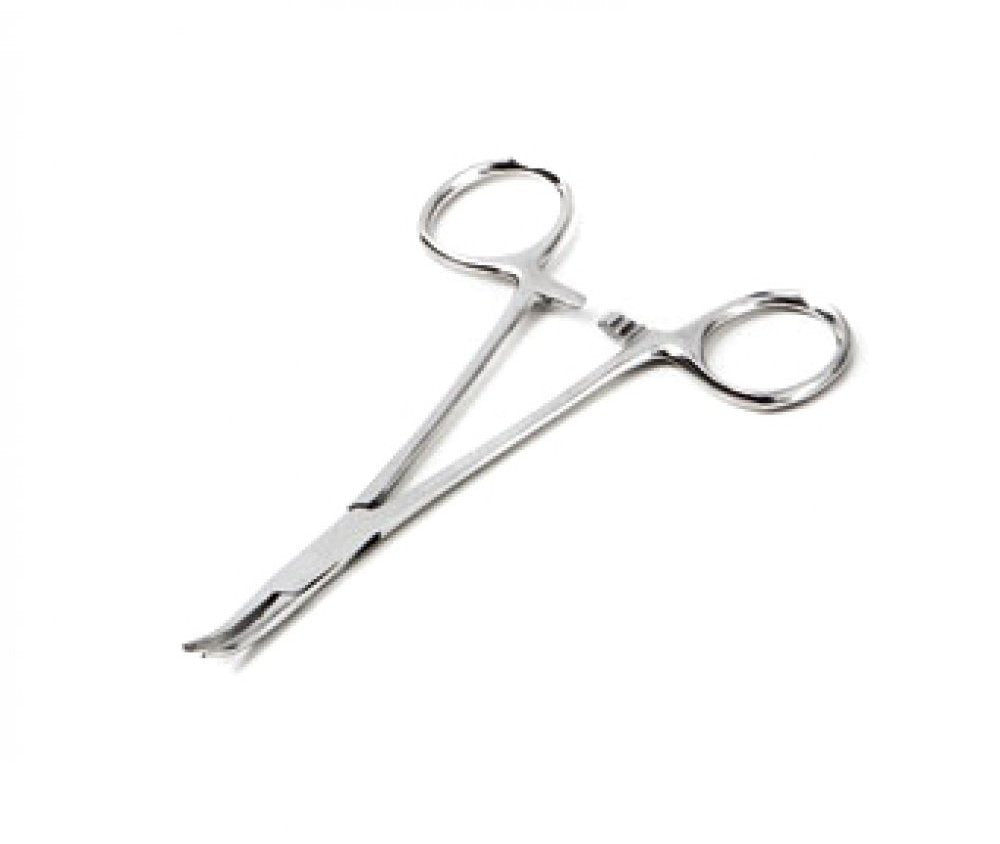 Kelly Hemostatic Forceps, Curved, 5 1/2"