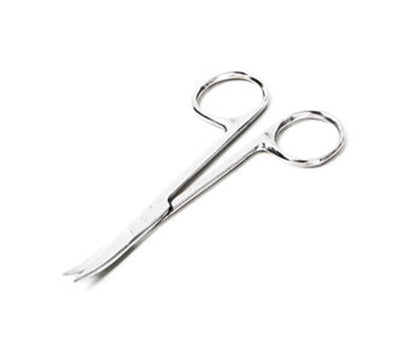 Iris Scissors, Curved, 4 1/2"