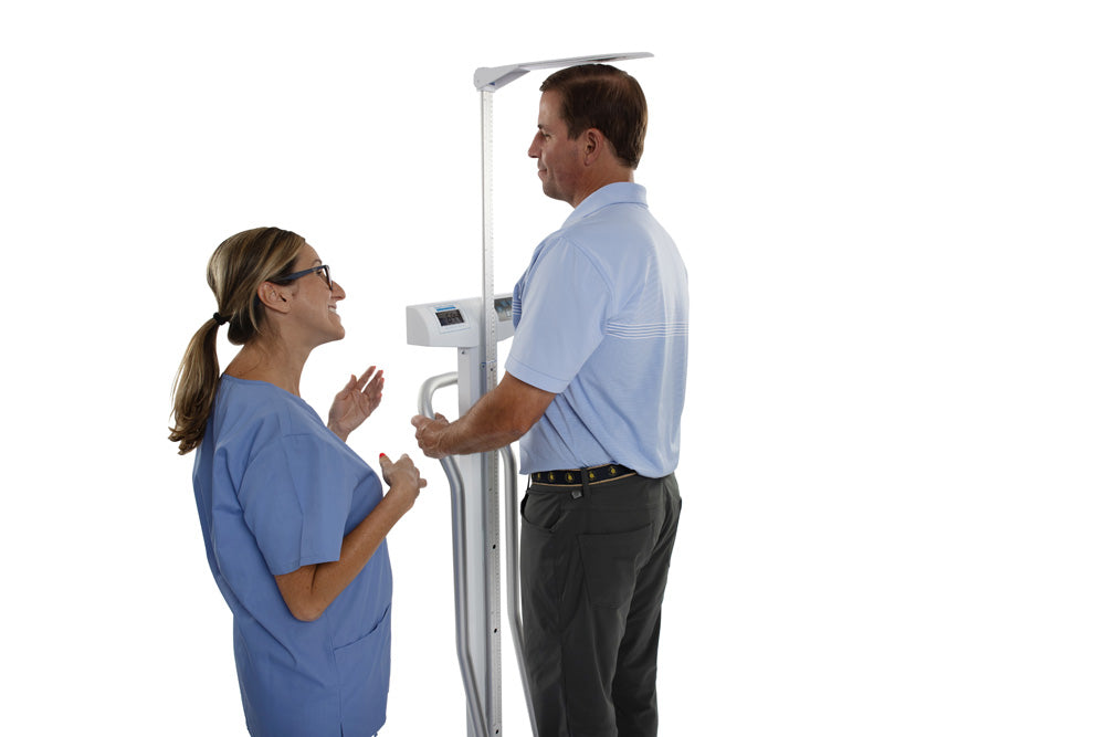 Primary Care Scale with Integrated Digital Height Rod