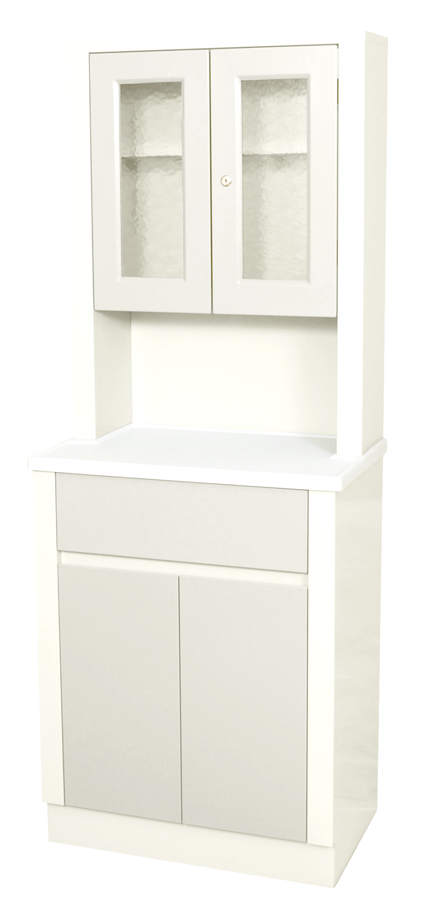 Modular Treatment Cabinet with One Bottom Drawer and Two Doors