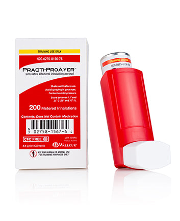 Practi-ProAyer Inhaler™ 200 CFC-Free Metered Actuations For Training