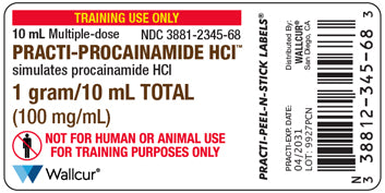 Practi-Procainamide HCl™ Peel-N-Stick Labels (for training)