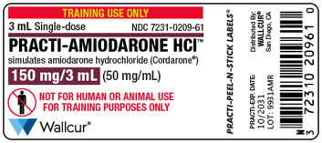 Practi-Amiodarone HCI™ Peel-N-Stick Labels (for training)