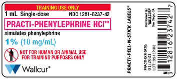 Practi-Phenylephrine HCl™ Peel-N-Stick Labels (for training)