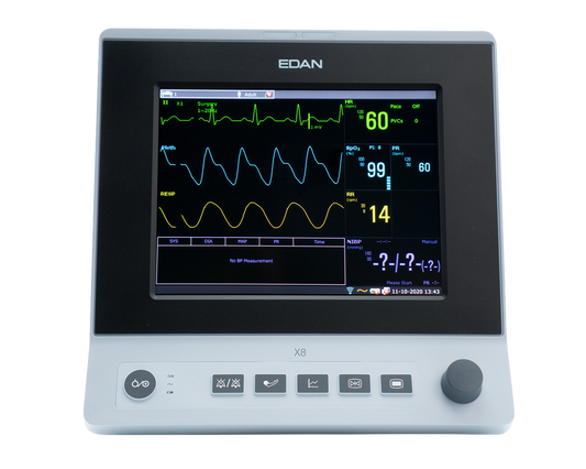 Edan X8 Patient monitor with 8'' touch screen and Wi-Fi