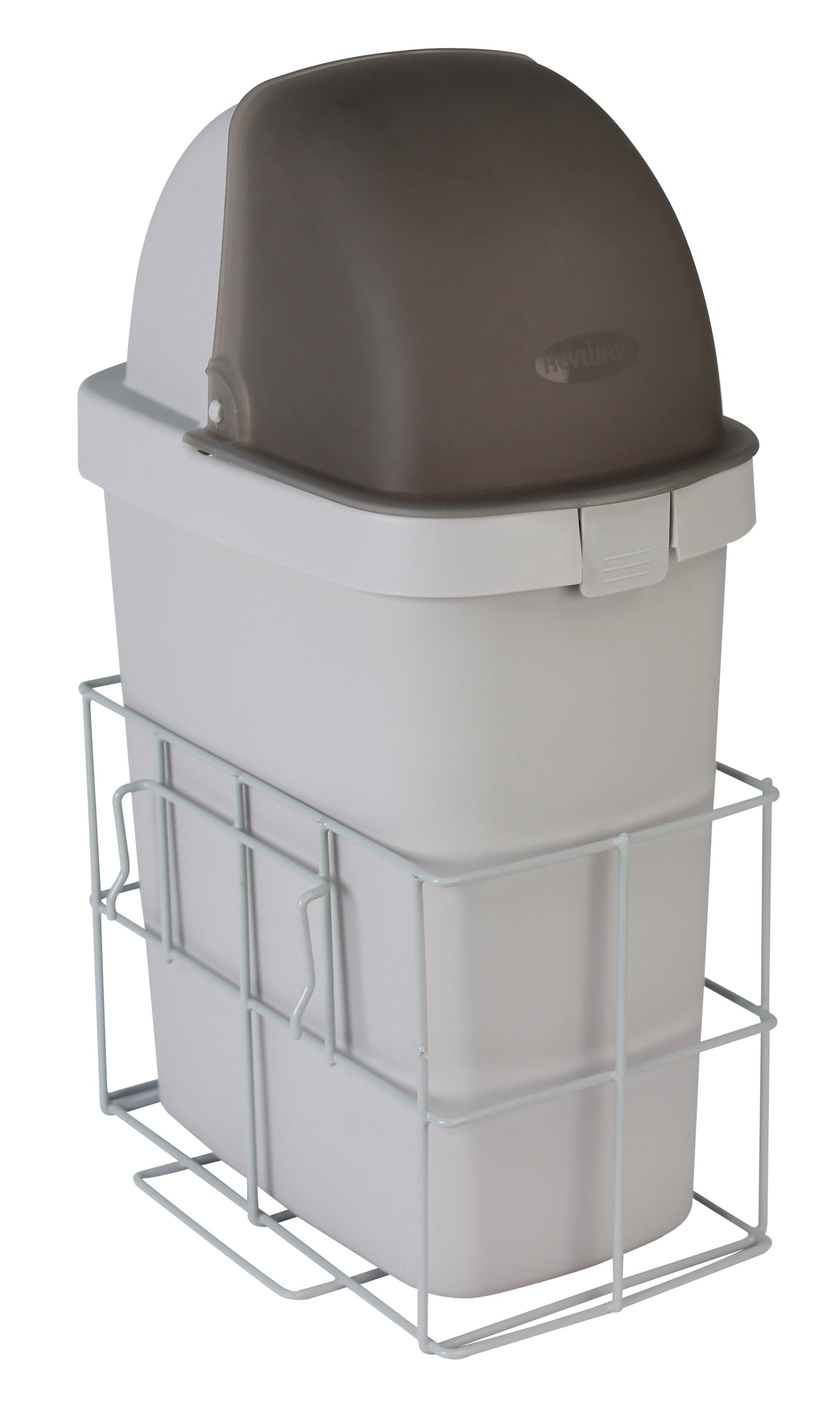 Waste Bin with Accessory Rail 