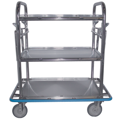 Heavy-Duty Utility Cart stainless steel