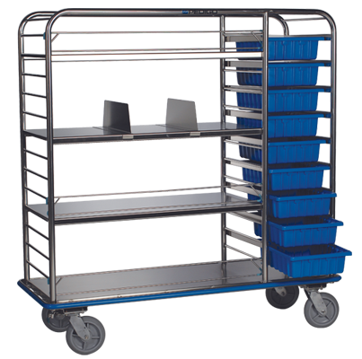 supply cart stainless steel