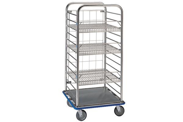 multi use procedure cart stainless steel