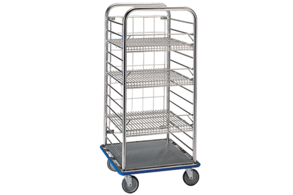 multi use procedure cart stainless steel