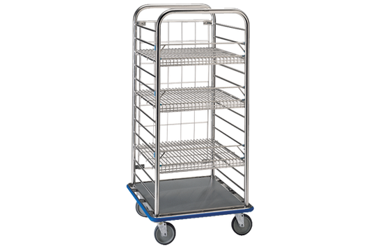 multi use procedure cart stainless steel