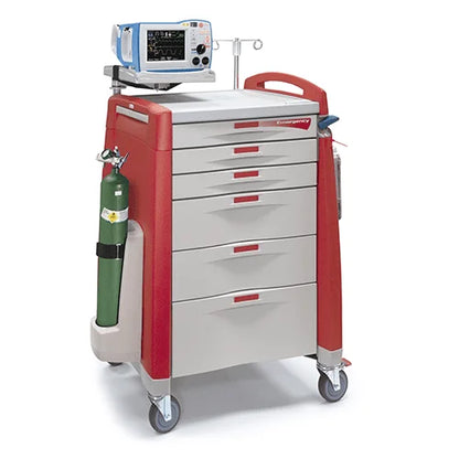 Avalo 6 Drawer Standard Height Emergency Crash Cart