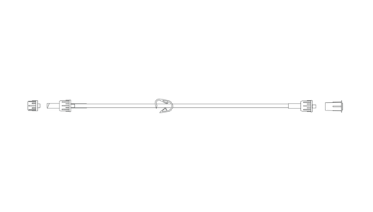 Extension Set Microbore Anti-Siphon Valve Fixed Male