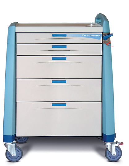 Avalo 6 Drawer Standard Height Emergency Crash Cart