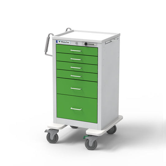 6-Drawer Junior Tall Steel Bedside Cart