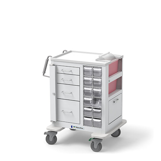 4-Drawer Short Phlebotomy Cart