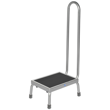 Step Stool with handrail stainless steel