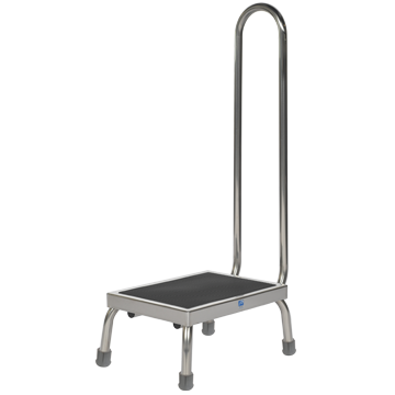 Step Stool with Handrail stainless steel