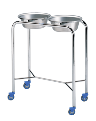 double basin stand stainless steel