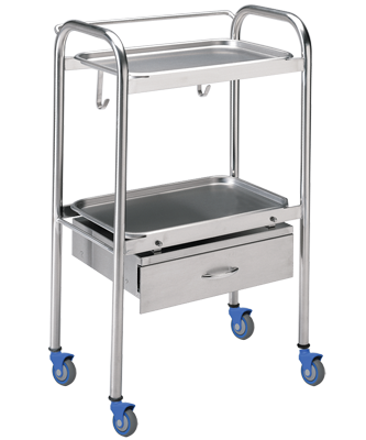 Anesthetist Table with drawer stainless steel