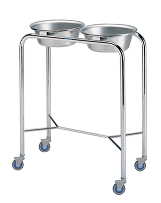 double basin stand stainless steel