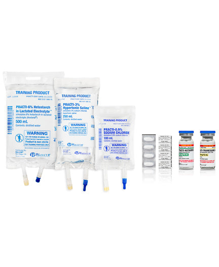 Practi-TCCC Training Med Pack™ IV bag, vial oral med