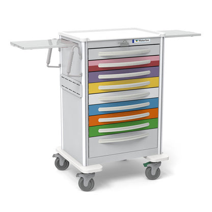 9-Drawer X-Tall Aluminum Pediatric Cart