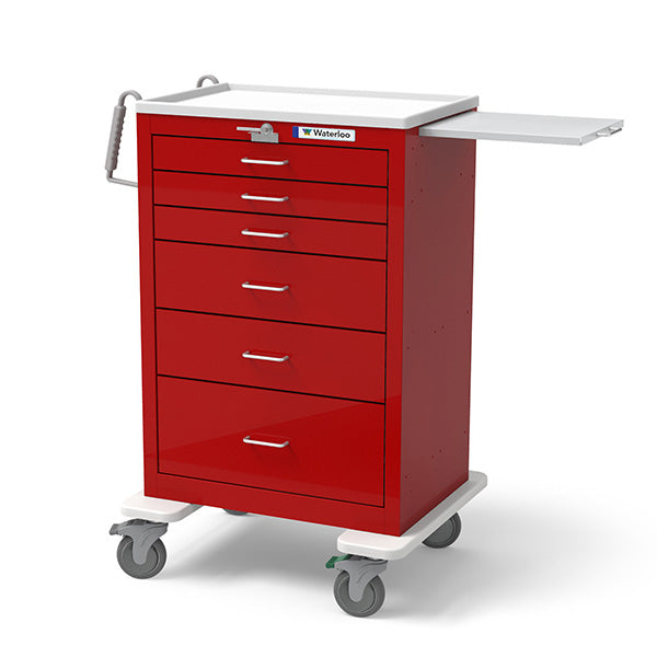 6 Drawer X-Tall Steel Emergency Cart