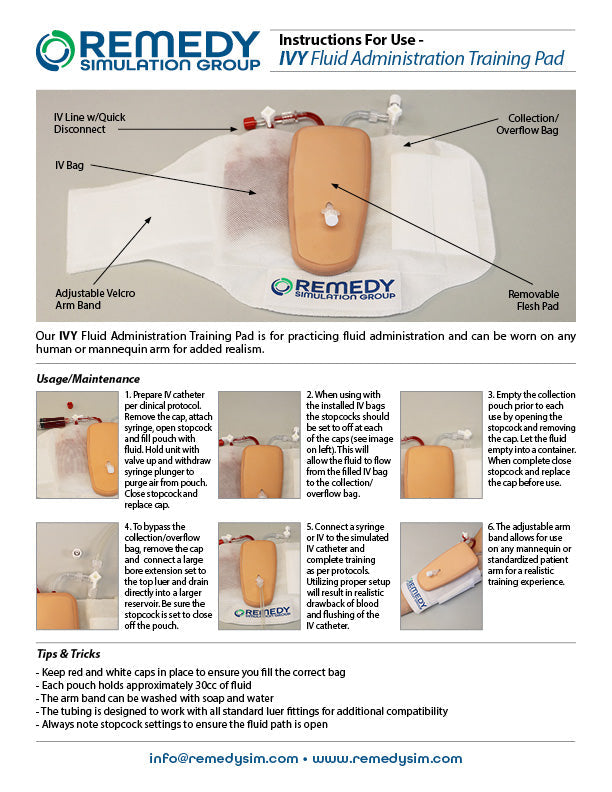 IVY - IV Administration Trainer