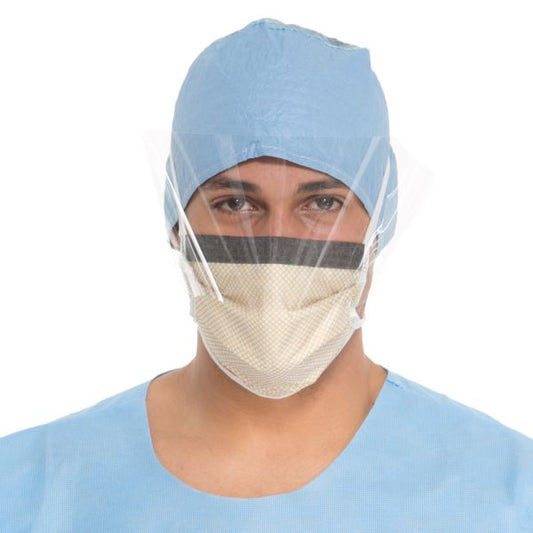 FLUIDSHIELD* Level 3 Fog-Free Surgical Mask, WrapAround Visor