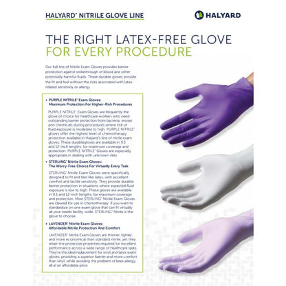 PURPLE NITRILE* Exam Glove