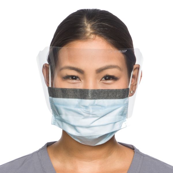 FLUIDSHIELD* Level 2 Fog-Free Procedure Mask, WrapAround Visor