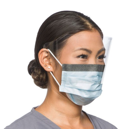 FLUIDSHIELD* Level 2 Fog-Free Procedure Mask, WrapAround Visor