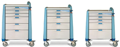 Avalo 6 Drawer Standard Height Emergency Crash Cart