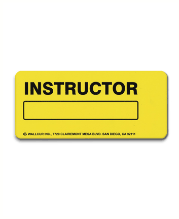 Instructor Locator Sign