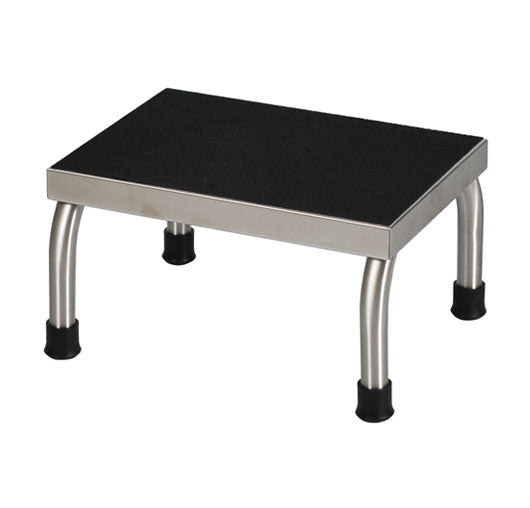 Space-Saving Stainless Steel Foot Stool - 10" X 14"